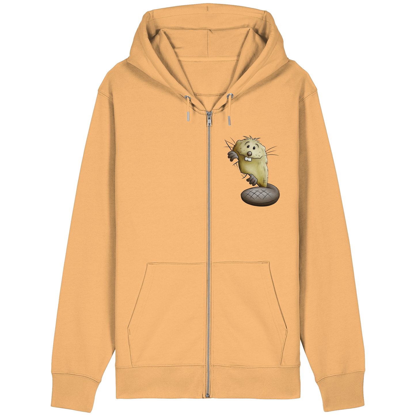 Lustiger frecher Biber - Organic Relaxed Zipper