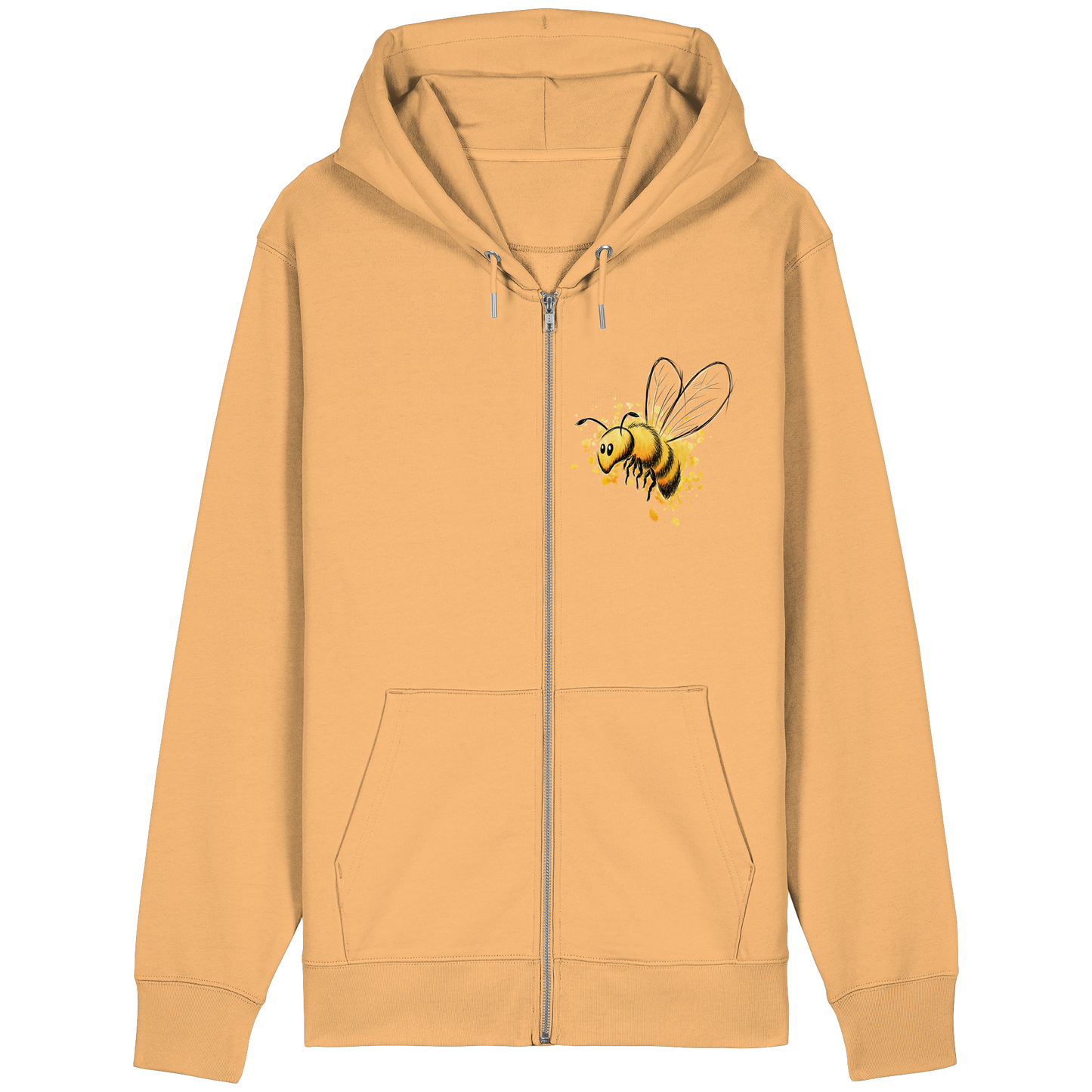 Lässige kleine Honig-Biene - Organic Relaxed Zipper