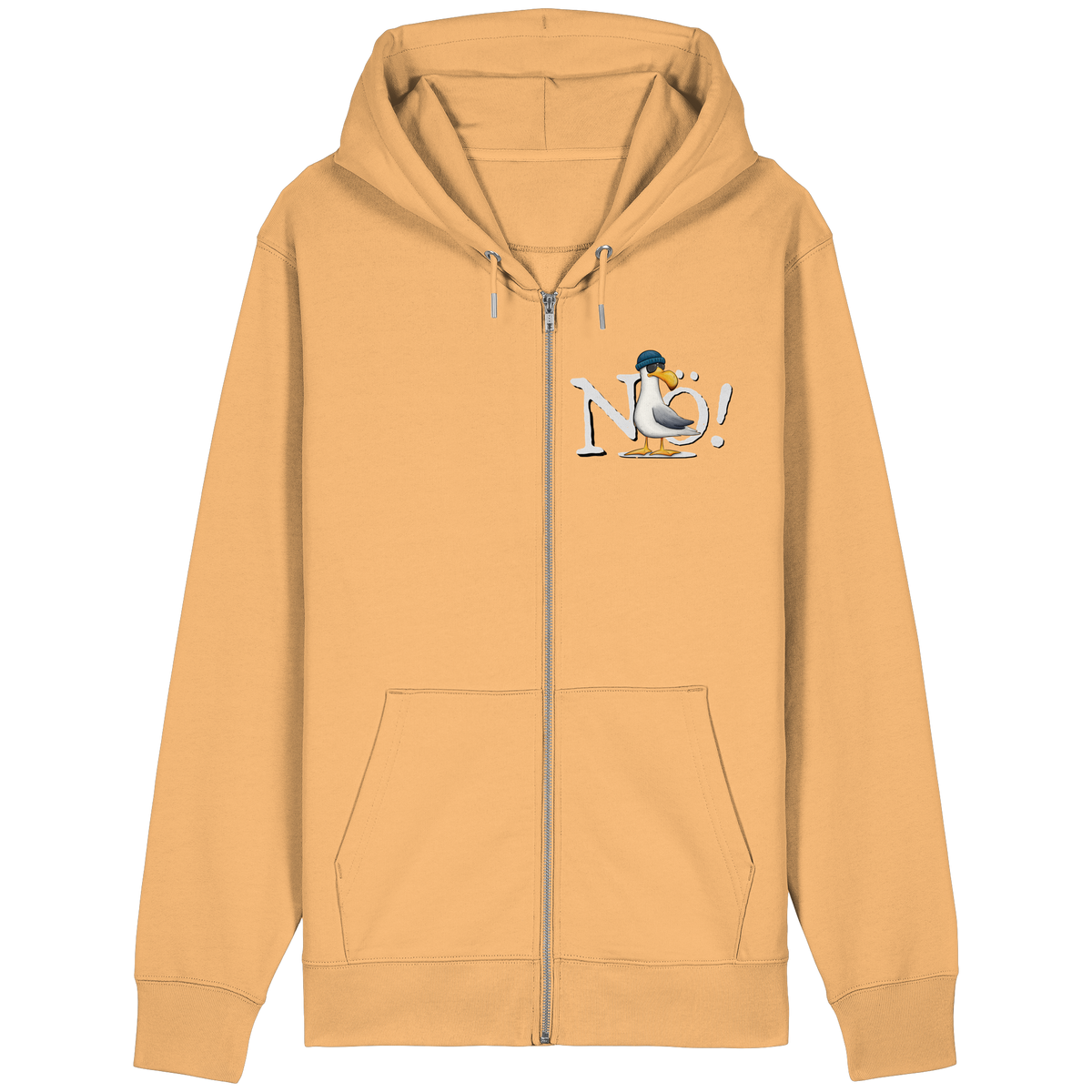 Nö Kein Bock Möwe - Organic Relaxed Zipper