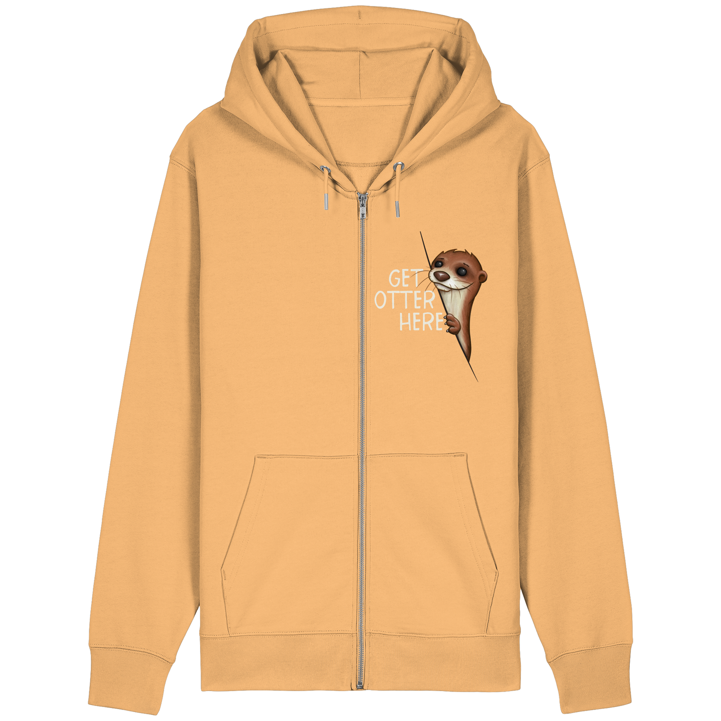 Get Otter Here | Lustiger Otter Kalauer - Organic Relaxed Zipper