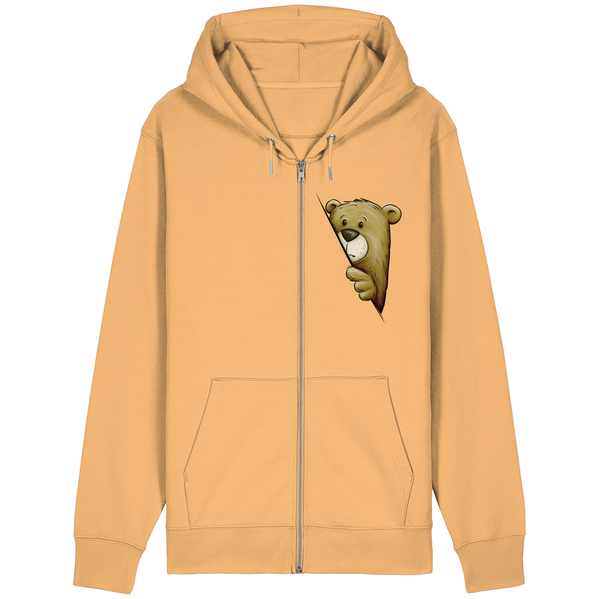 Funky Bär Illustration - Organic Relaxed Zipper
