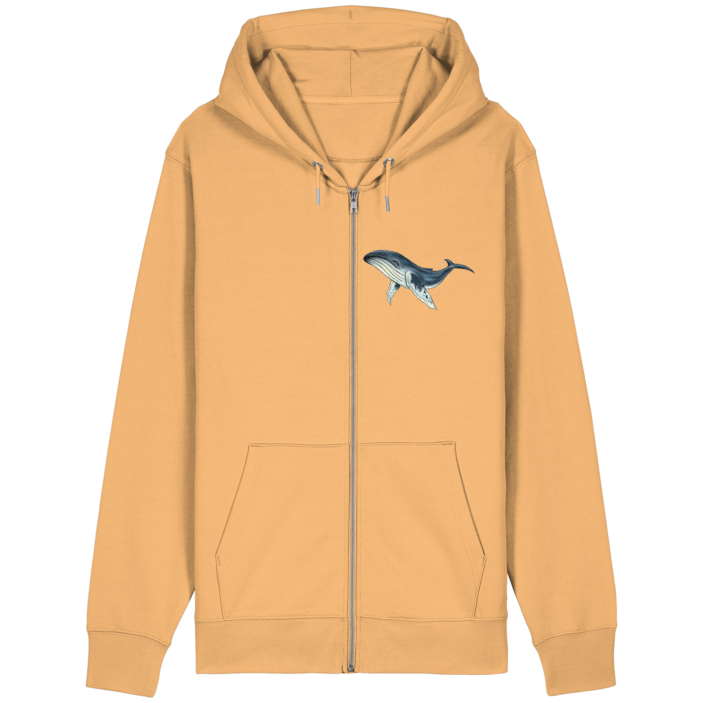 Tiefsee Ozean-Riese Buckelwal - Organic Relaxed Zipper
