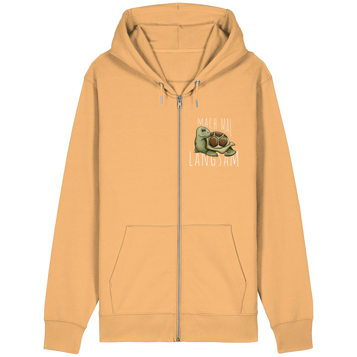 Mach mal langsam Schildkröte - Organic Relaxed Zipper