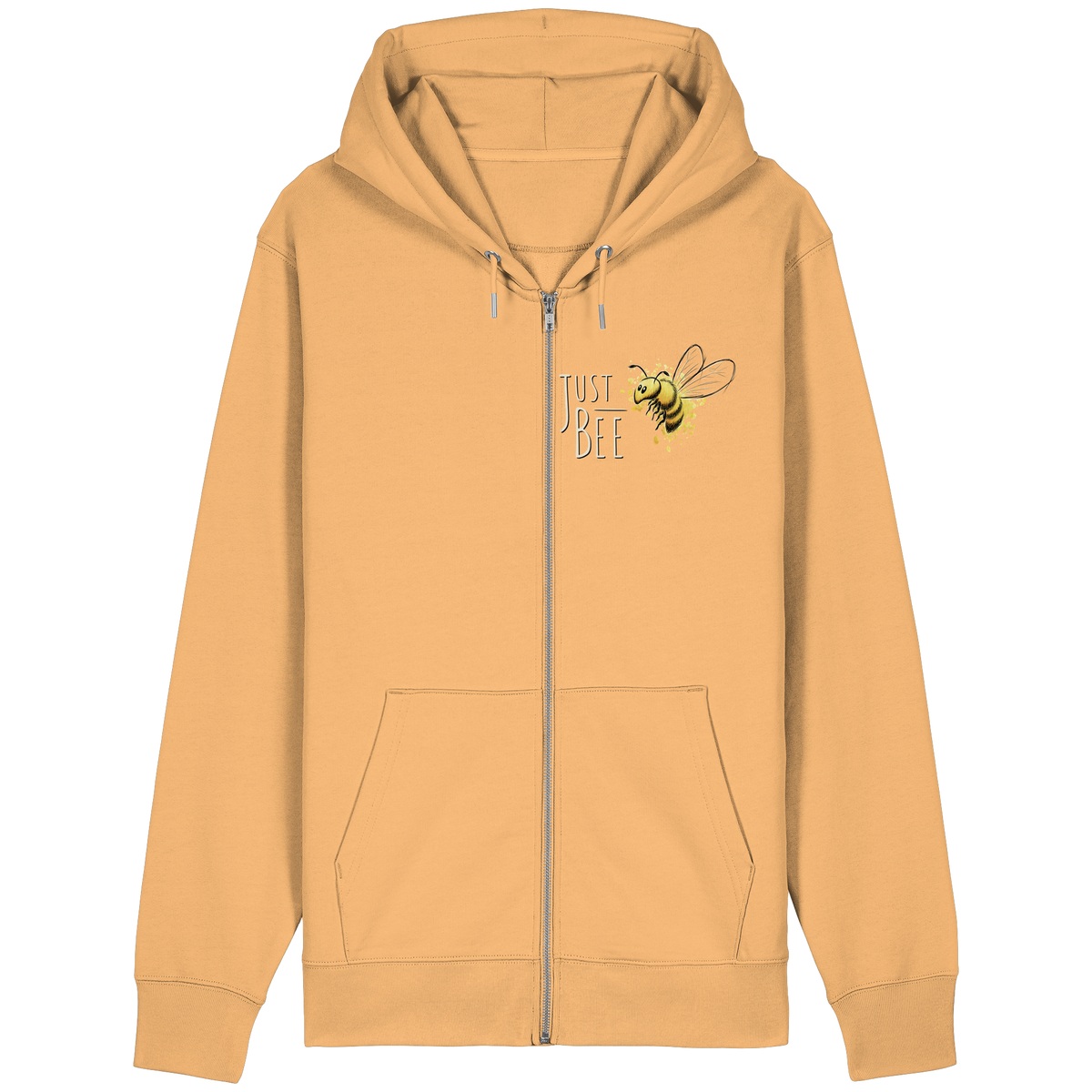 Just Bee, kleine Honig-Biene - Organic Relaxed Zipper