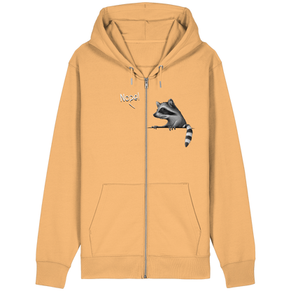Nope! Frecher verwegener Waschbär - Organic Relaxed Zipper