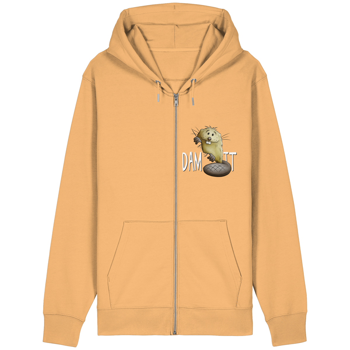 Dam It Verdammt Lustiger Biber - Organic Relaxed Zipper
