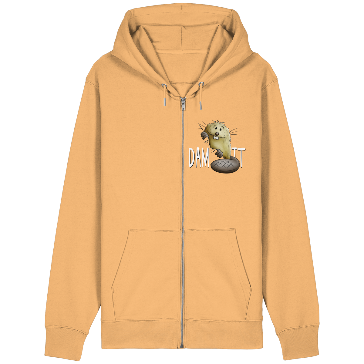 Dam It Verdammt Lustiger Biber - Organic Relaxed Zipper