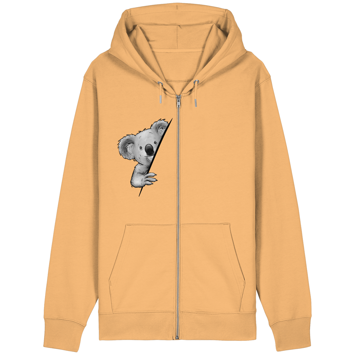 Koala Bär Illustration - Organic Relaxed Zipper