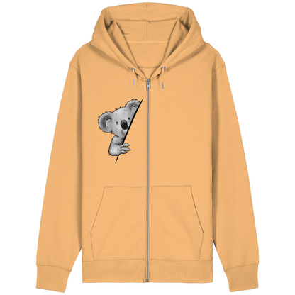 Koala Bär Illustration - Organic Relaxed Zipper