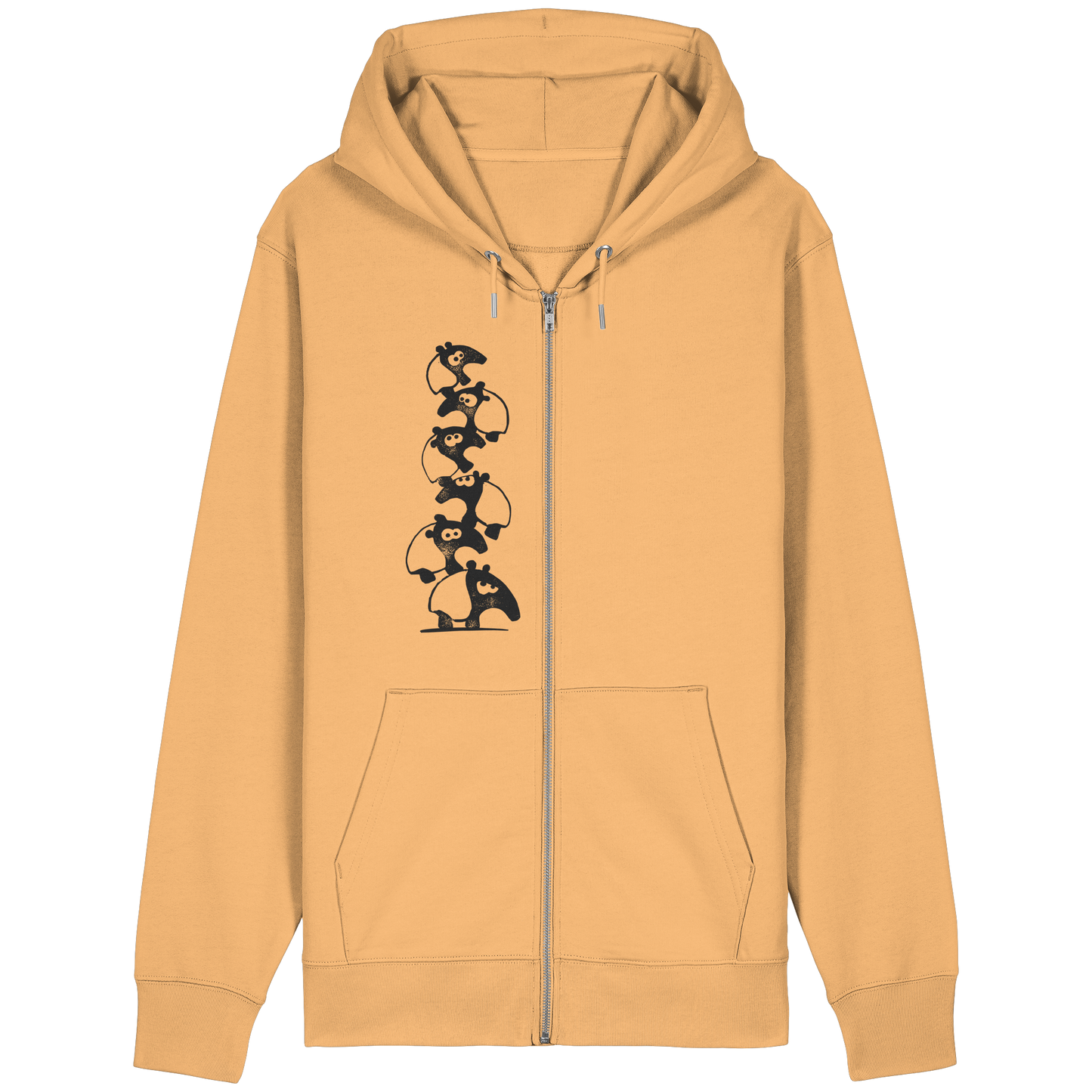 Lustiger Haufen aus Schabracken-Tapiren - Organic Relaxed Zipper