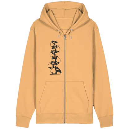 Lustiger Haufen aus Schabracken-Tapiren - Organic Relaxed Zipper