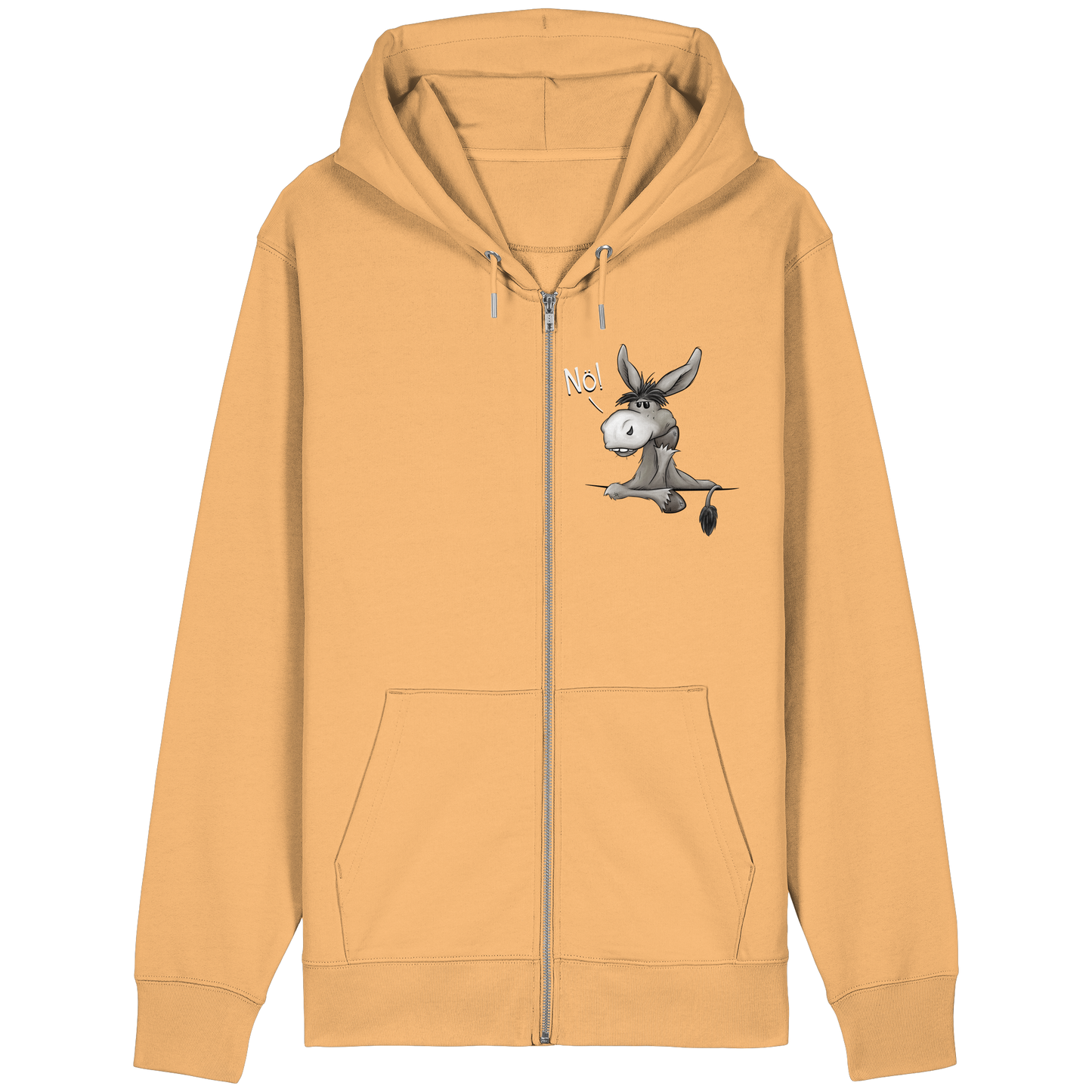 Nö! Störrischer Esel - Organic Relaxed Zipper