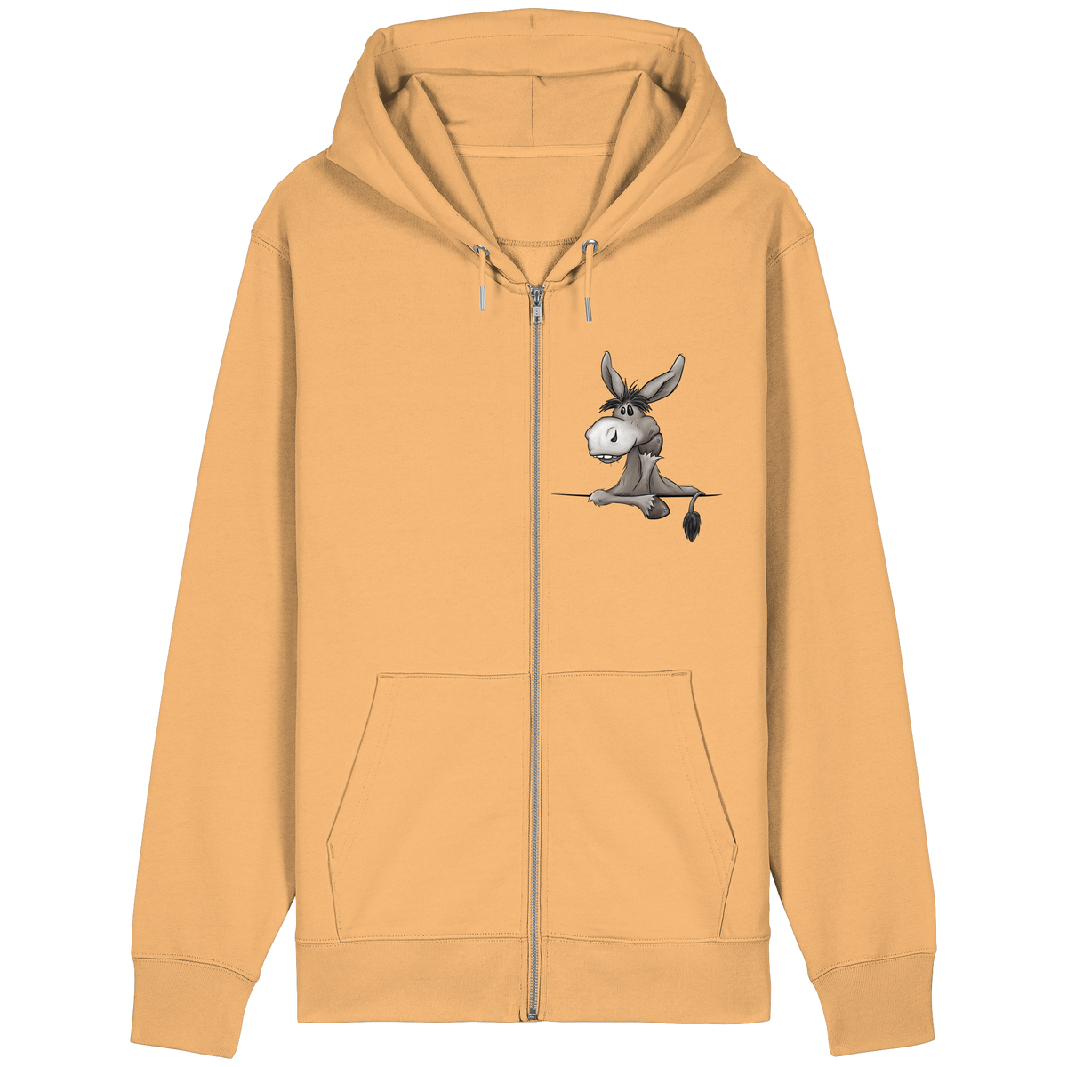 Lustiger lässiger Esel - Organic Relaxed Zipper