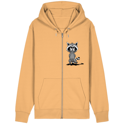 Frecher kleiner Waschbär - Organic Relaxed Zipper
