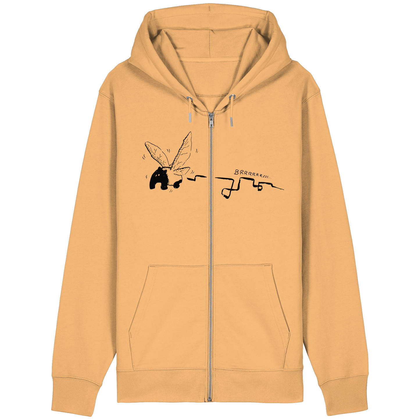 zauberhaft flatternde Tapir Fee - Organic Relaxed Zipper