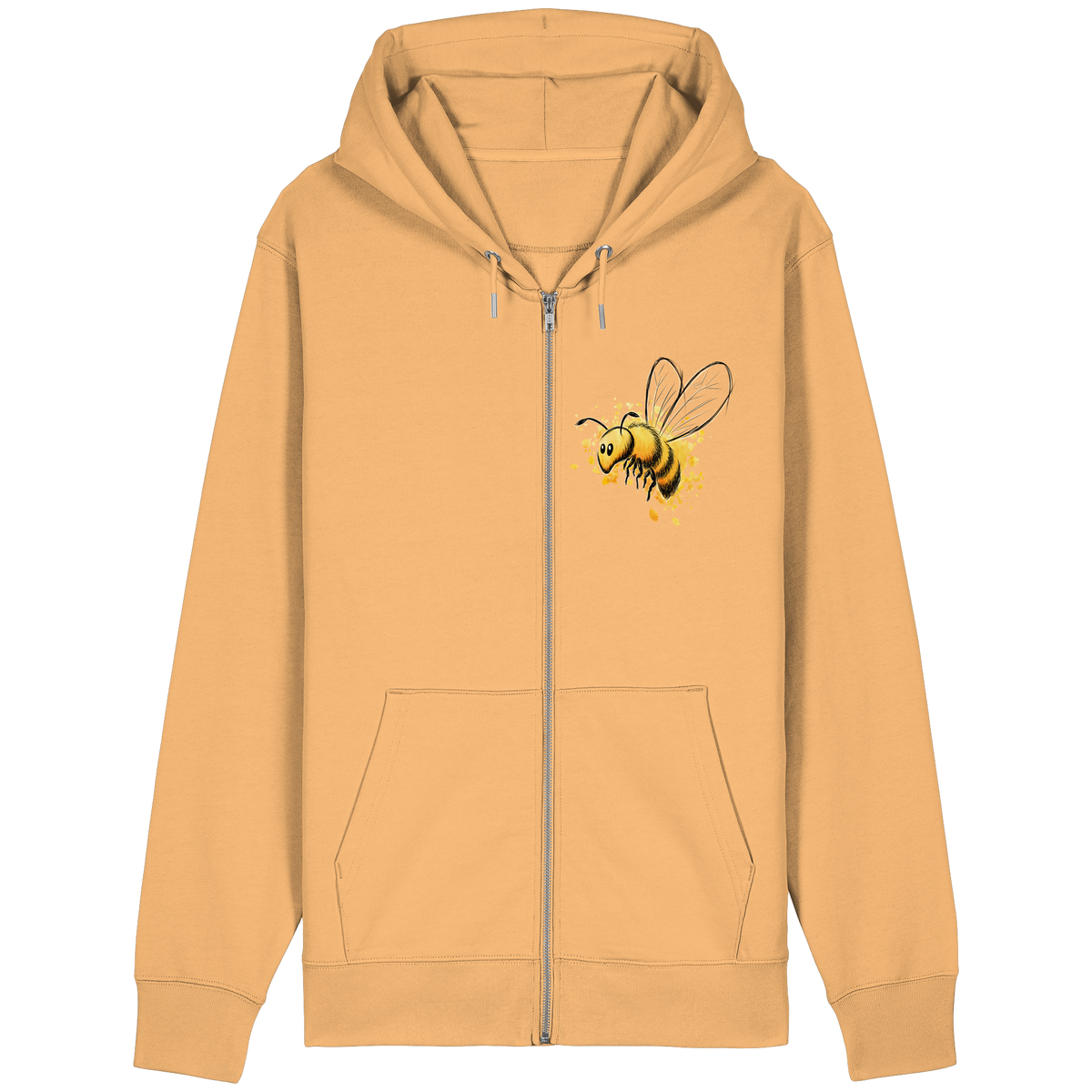 Lässige kleine Honig-Biene - Organic Relaxed Zipper