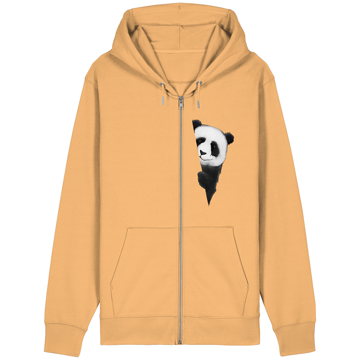 Panda Bär Illustration - Organic Relaxed Zipper