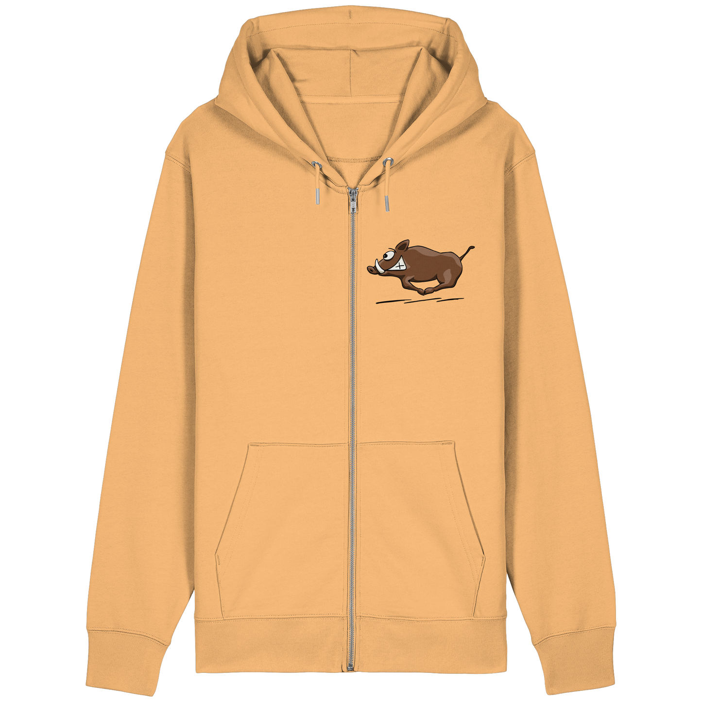 sauwildes Wildschwein | Wildsau  - Organic Relaxed Zipper