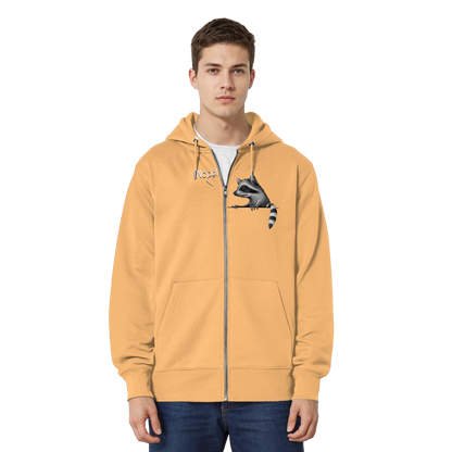 Nope! Frecher verwegener Waschbär - Organic Relaxed Zipper