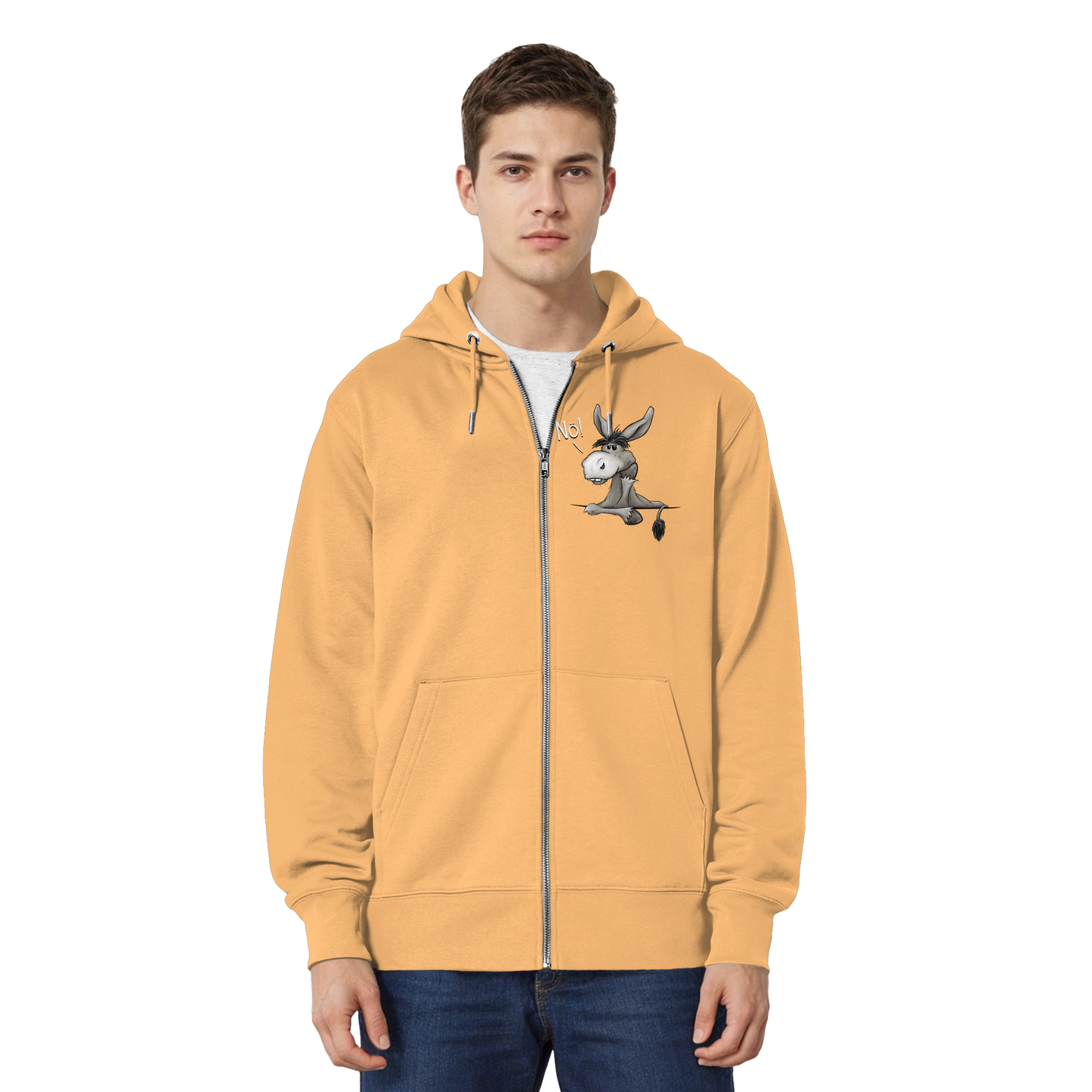 Nö! Störrischer Esel - Organic Relaxed Zipper
