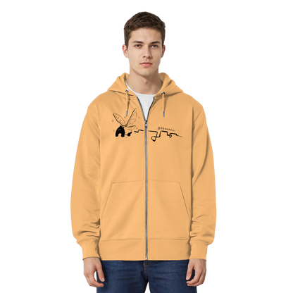 zauberhaft flatternde Tapir Fee - Organic Relaxed Zipper