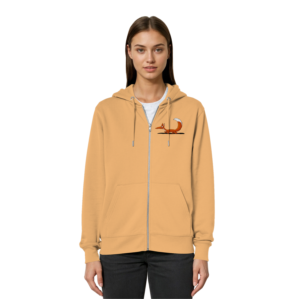 Lässiger cooler Fuchs | Mr. Fox, der Schleicher - Organic Relaxed Zipper