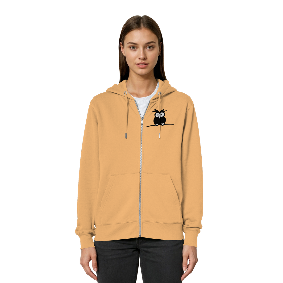 Kleine struppige Eule - Organic Relaxed Zipper