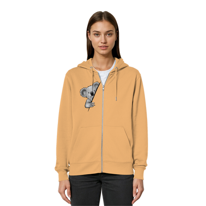 Koala Bär Illustration - Organic Relaxed Zipper