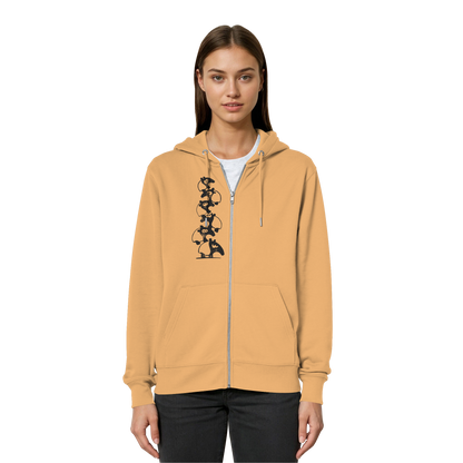 Lustiger Haufen aus Schabracken-Tapiren - Organic Relaxed Zipper