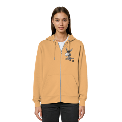 Lustiger lässiger Esel - Organic Relaxed Zipper