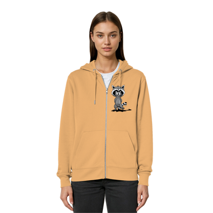 Frecher kleiner Waschbär - Organic Relaxed Zipper