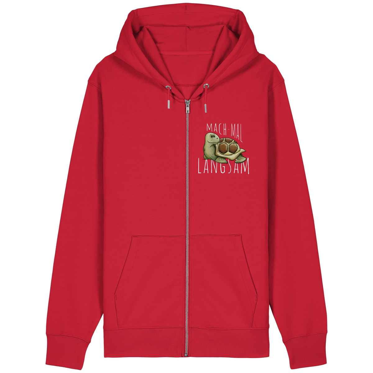 Mach mal langsam Schildkröte - Organic Relaxed Zipper