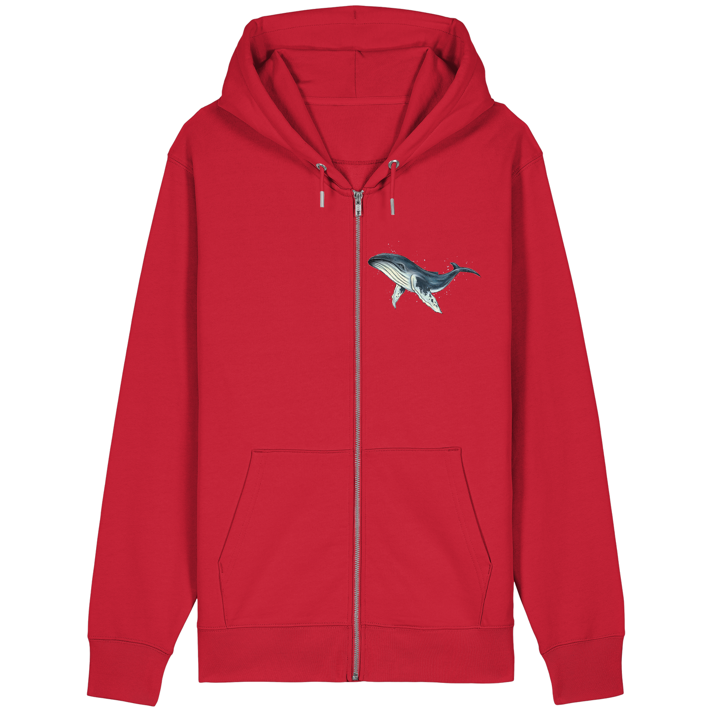 Tiefsee Ozean-Riese Buckelwal - Organic Relaxed Zipper