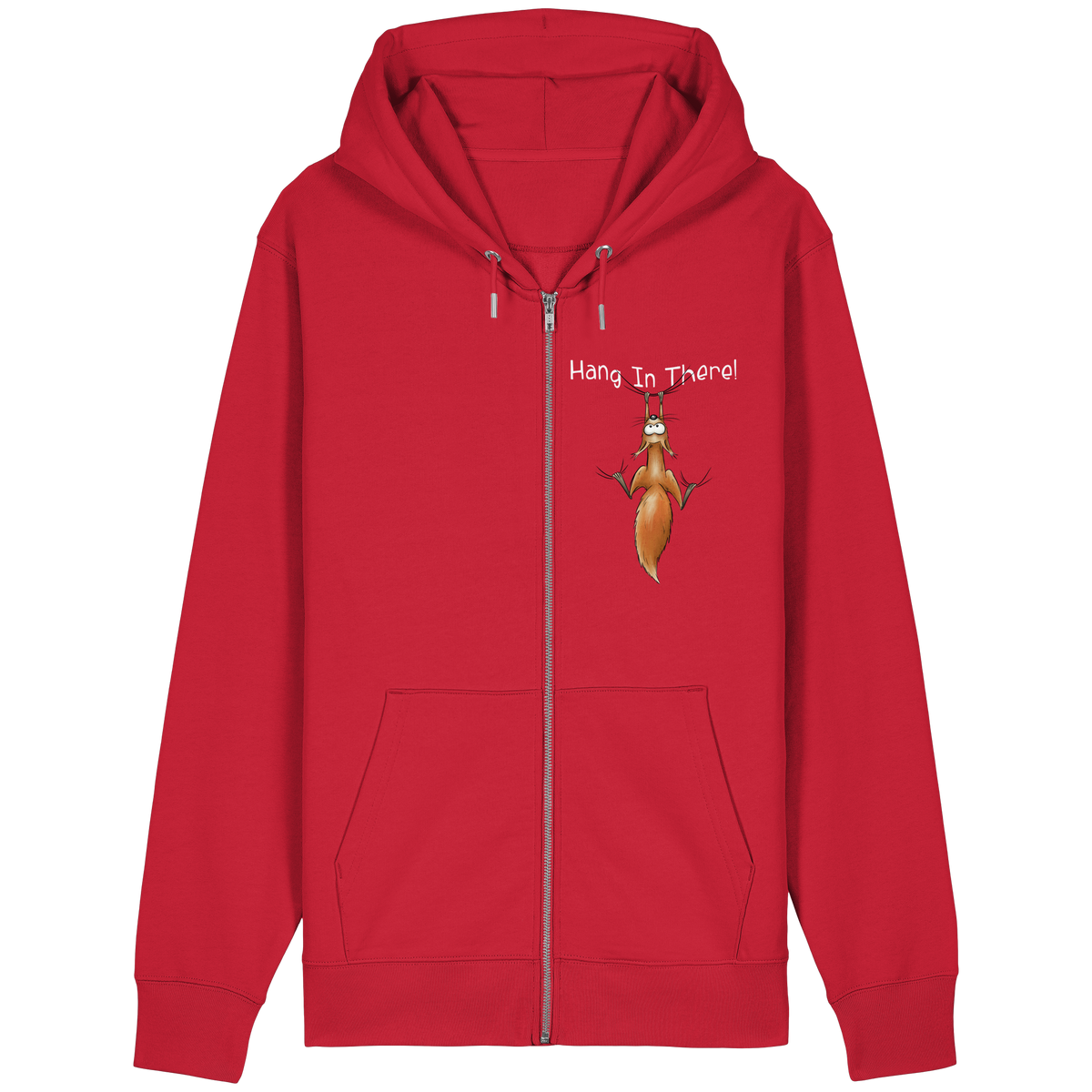 Hang In There | Lässiges Eichhörnchen - Organic Relaxed Zipper