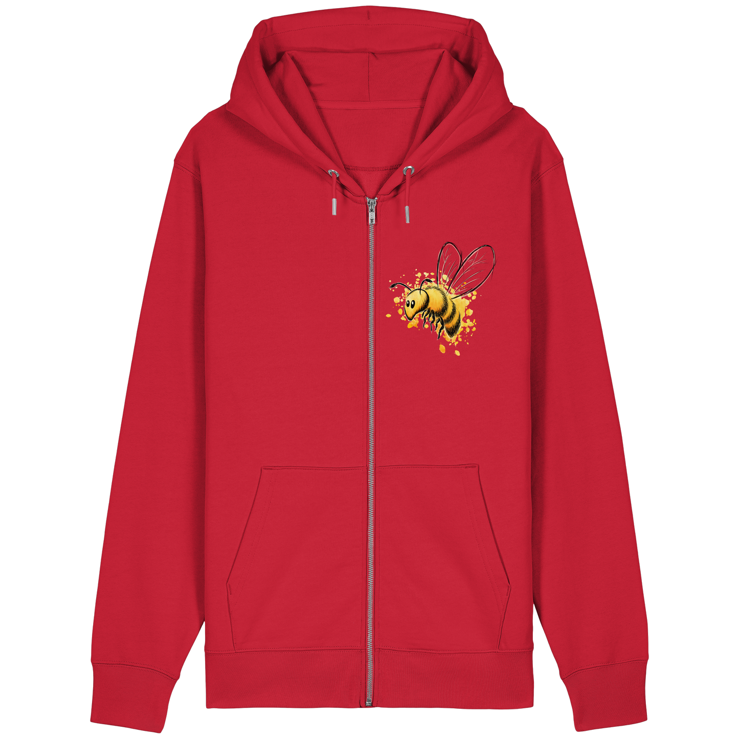 Lässige kleine Honig-Biene - Organic Relaxed Zipper