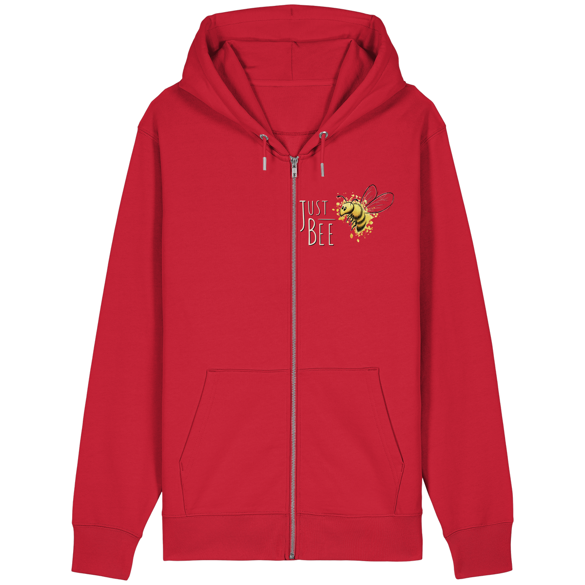 Just Bee, kleine Honig-Biene - Organic Relaxed Zipper