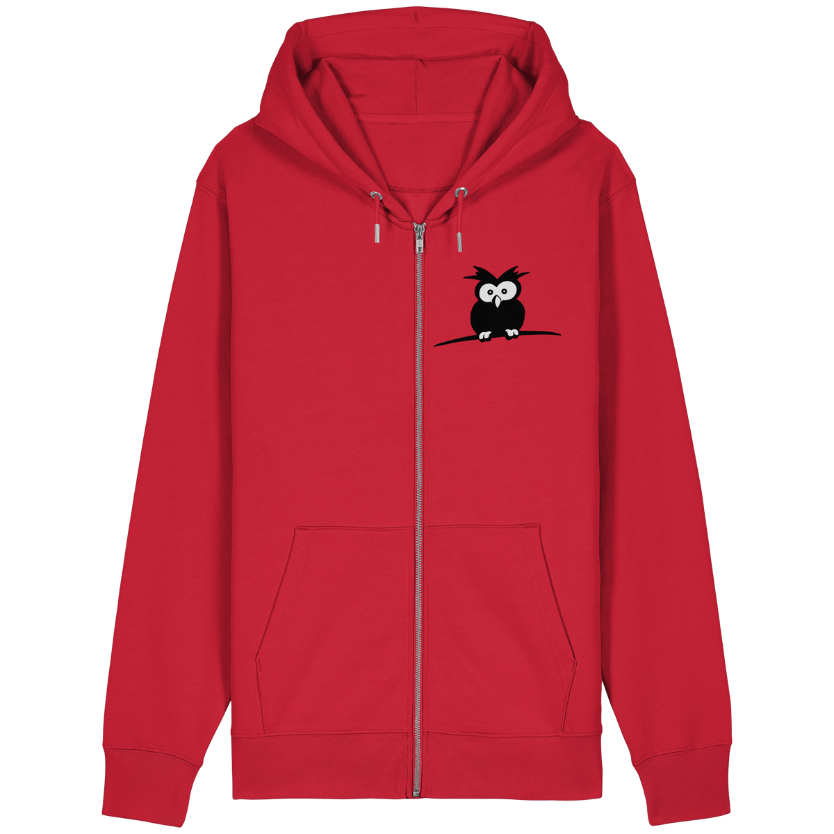 Kleine struppige Eule - Organic Relaxed Zipper
