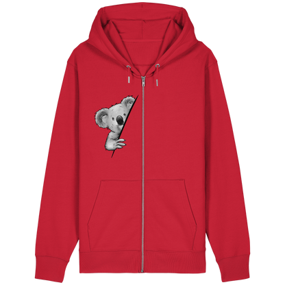 Koala Bär Illustration - Organic Relaxed Zipper