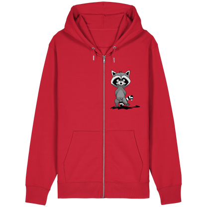 Frecher kleiner Waschbär - Organic Relaxed Zipper