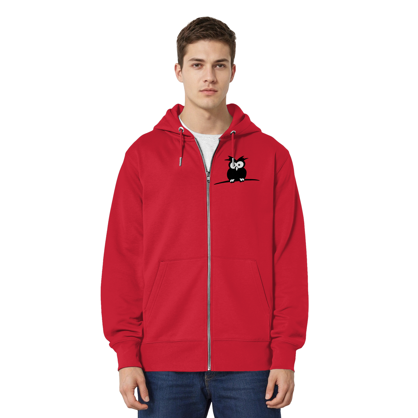 Kleine struppige Eule - Organic Relaxed Zipper