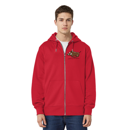 sauwildes Wildschwein | Wildsau  - Organic Relaxed Zipper