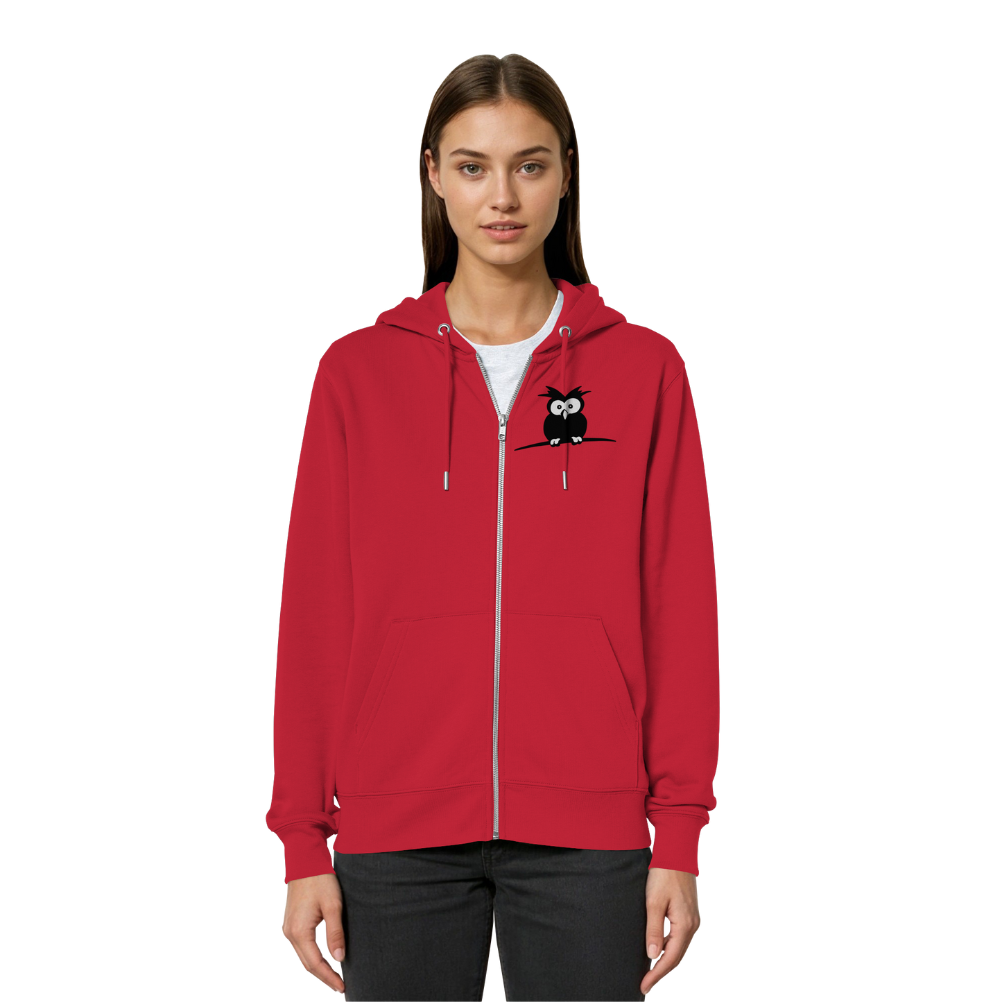 Kleine struppige Eule - Organic Relaxed Zipper