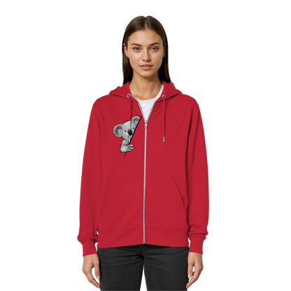 Koala Bär Illustration - Organic Relaxed Zipper