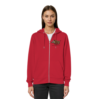 sauwildes Wildschwein | Wildsau  - Organic Relaxed Zipper