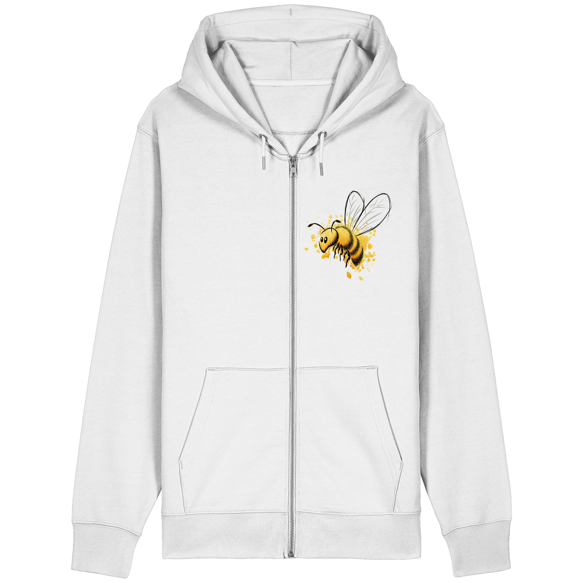 Lässige kleine Honig-Biene - Organic Relaxed Zipper
