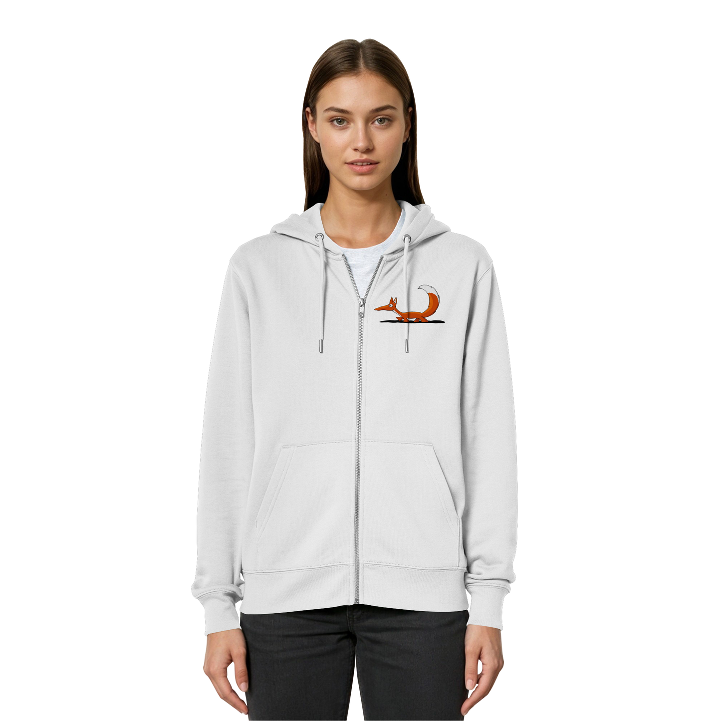 Lässiger cooler Fuchs | Mr. Fox, der Schleicher - Organic Relaxed Zipper