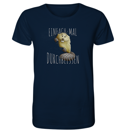 Einfach mal Durchbeissen Biber - Organic Shirt