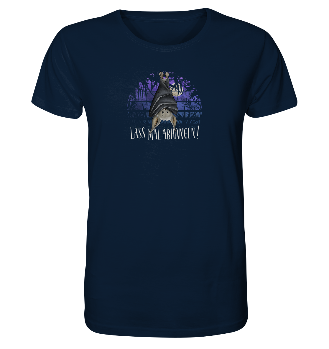 Lass mal abhängen Fledermaus - Organic Shirt