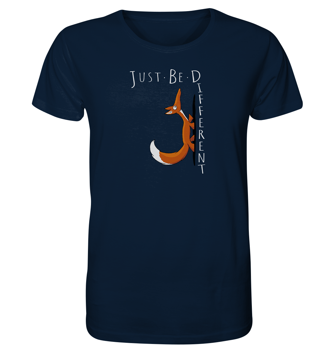 Just Be Different | Sei Anders, kleiner Fuchs - Organic Shirt