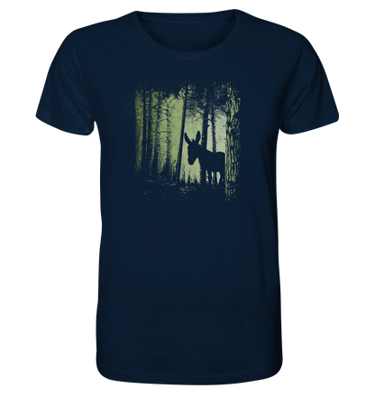 Esel im Zwielicht-Wald - Organic Shirt